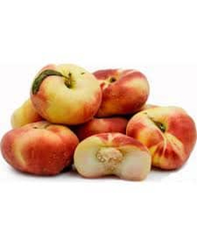 Персик інжирний Сатурн (середній) | Prunus persica Saturn | Персик инжирный Сатурн (средний)