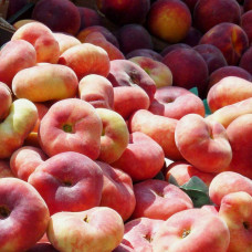 Персик інжирний Сатурн (середній) | Prunus persica Saturn | Персик инжирный Сатурн (средний)