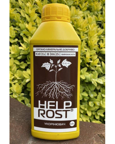 Укорінювач Органо-мінеральне добриво Жива Земля Help Rost 500 мл