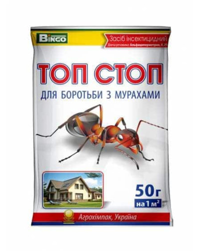 Топ Стоп кристали – засіб для знищення мурах
